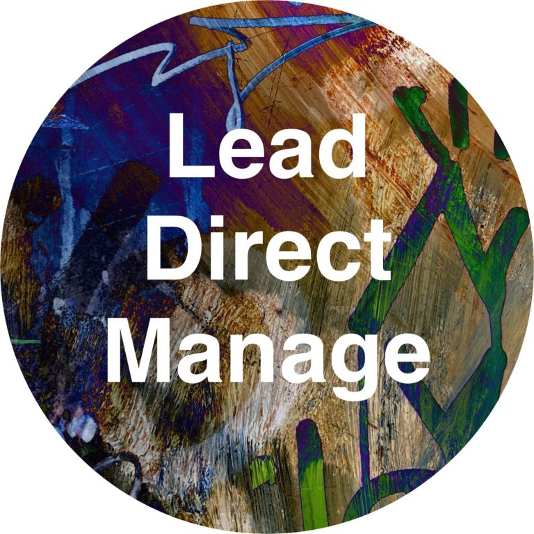 Der Titel weit aus ein Seminar hin, das die erwähnten drei Aspekte der Fuehrung zum Thema macht. Seminartitel zu drei Aspekten der Fuehrung: Leading, Directing, Managing